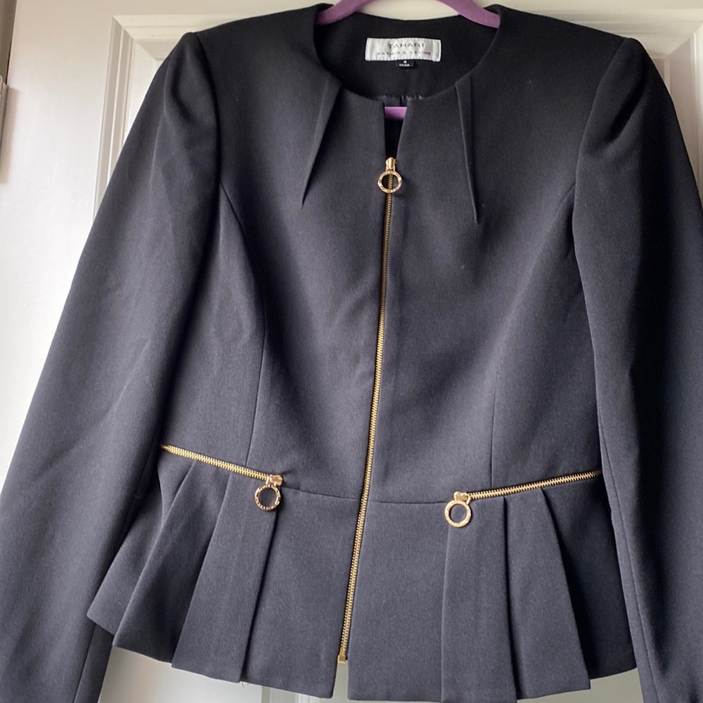 Tahari suit jacket. Super cute and can be dressed up or down